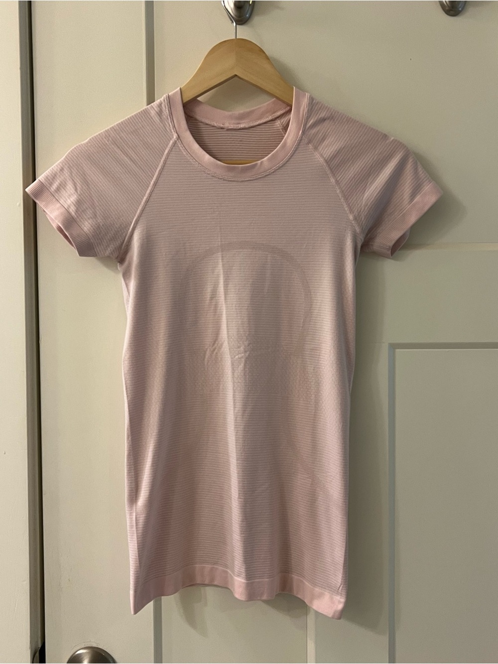 Light Pink Lululemon Swiftly Tech Top